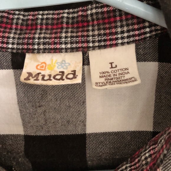 checkered button down - Picture 2 of 2